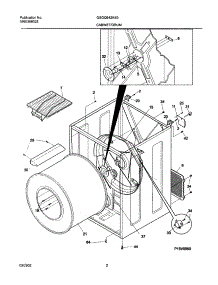03 - Dry Cab,Heater parts for Frigidaire Dryer GSGQ642AS0 from AppliancePartsPros.com