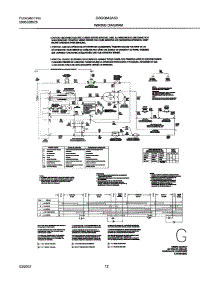 12 - 134064800 Wiring Diagram parts for Frigidaire Dryer GSGQ642AS0 from AppliancePartsPros.com