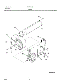 09 - Motor parts for Frigidaire Dryer GSGR642AS4 from AppliancePartsPros.com