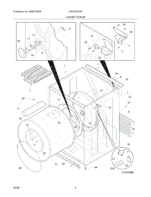 03 - Cabinet / Drum parts for Frigidaire Dryer LEQ7000ES2 from AppliancePartsPros.com
