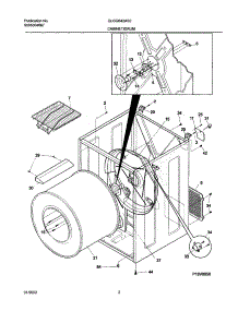 03 - Dry Cab,Heater parts for Frigidaire Dryer GLGQ642AS0 from AppliancePartsPros.com