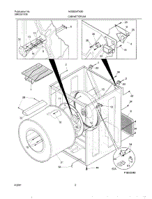 03 - Dry Cab,Heater parts for Frigidaire Dryer NGSE54TAS0 from AppliancePartsPros.com