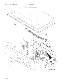 07 - Controls / Top Panel parts for Frigidaire Dryer LEQ7000ES2 from AppliancePartsPros.com