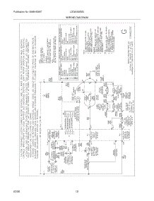 12 - Wiring Diagram parts for Frigidaire Dryer LGQ6000ES0 from AppliancePartsPros.com
