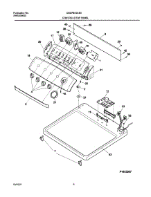 07 - Control Panel parts for Frigidaire Dryer GSGR642AS0 from AppliancePartsPros.com