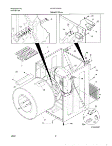 03 - Dry Cab,Heater parts for Frigidaire Dryer NGSE74DAS0 from AppliancePartsPros.com