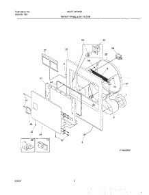05 - Frnt Pnl,Door parts for Frigidaire Dryer NGSE74DAS0 from AppliancePartsPros.com