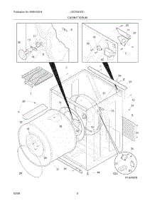 03 - Cabinet / Drum parts for Frigidaire Dryer LEQ7000ES1 from AppliancePartsPros.com