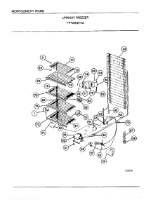 Upright Freezer Page 5 parts for Frigidaire Freezer 40849A from AppliancePartsPros.com