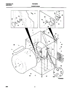 02 - Cabinet / Drum parts for Frigidaire Dryer FDE436RET2 from AppliancePartsPros.com