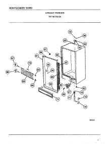 Upright Freezer Page 3 parts for Frigidaire Freezer 46159A from AppliancePartsPros.com