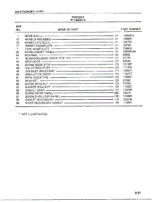 Freezer Page 2 parts for Frigidaire Freezer 44057 from AppliancePartsPros.com