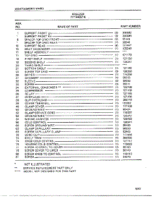 Freezer Page 4 parts for Frigidaire Freezer 44057 from AppliancePartsPros.com