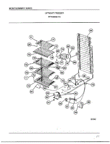 Upright Freezer Page 5 parts for Frigidaire Freezer 40848-7C from AppliancePartsPros.com