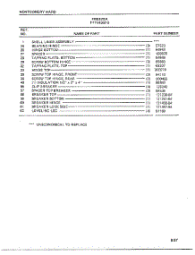 Freezer Page 6 parts for Frigidaire Freezer 44057 from AppliancePartsPros.com