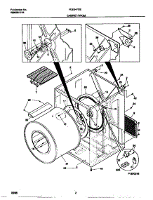 02 - Cabinet / Drum parts for Frigidaire Dryer FDE847GES0 from AppliancePartsPros.com
