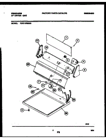 04 - Console And Control Parts parts for Frigidaire Dryer FDG116RBW0 from AppliancePartsPros.com