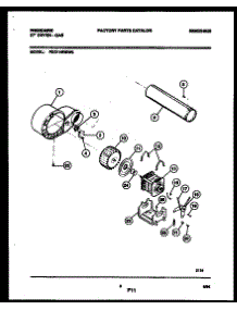 05 - Blower And Drive Parts parts for Frigidaire Dryer FDG116RBW0 from AppliancePartsPros.com