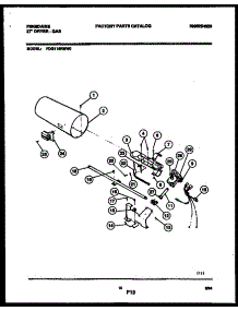 06 - Burner, Igniter And Valve parts for Frigidaire Dryer FDG116RBW0 from AppliancePartsPros.com