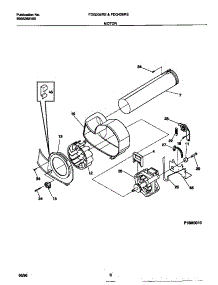 05 - Motor parts for Frigidaire Dryer FDG336RET0 from AppliancePartsPros.com