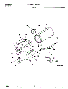 06 - Burner parts for Frigidaire Dryer FDG336RET0 from AppliancePartsPros.com