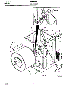02 - P16v0026 Dry Cab,Heater parts for Frigidaire Dryer FDG647RFS0 from AppliancePartsPros.com