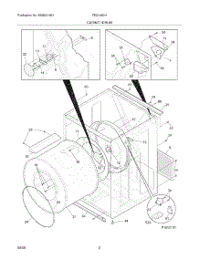 03 - Cabinet / Drum parts for Frigidaire Dryer FEQ1452HE0 from AppliancePartsPros.com