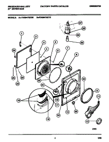03 - Door, Front Panel, Lint Filter parts for Frigidaire Dryer FDG847GCT0 from AppliancePartsPros.com