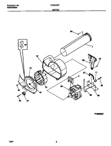 05 - Motor parts for Frigidaire Dryer FDG648GFS0 from AppliancePartsPros.com