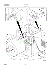 03 - Cabinet / Drum parts for Frigidaire Dryer LFD301EW1 from AppliancePartsPros.com
