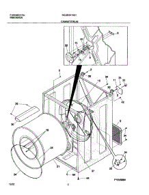 03 - Cabinet / Drum parts for Frigidaire Dryer SGGR341AS1 from AppliancePartsPros.com