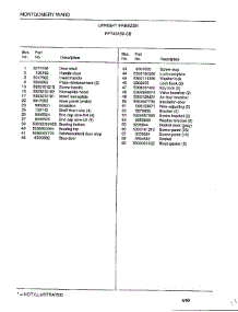Upright Freezer Page 2 parts for Frigidaire Freezer 43159B from AppliancePartsPros.com