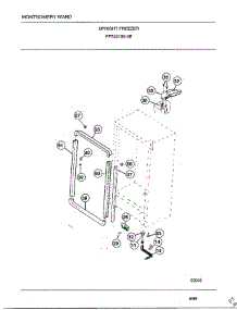 Upright Freezer Page 3 parts for Frigidaire Freezer 43159B from AppliancePartsPros.com