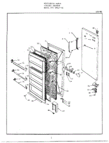 Doors parts for Frigidaire Freezer 49647C from AppliancePartsPros.com