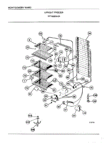 Upright Freezer Page 5 parts for Frigidaire Freezer 49269A from AppliancePartsPros.com
