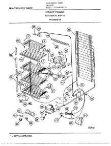 Electrical parts for Frigidaire Freezer 49668-7A from AppliancePartsPros.com