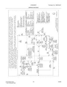 13 - Wiring Diagram parts for Frigidaire Dryer LGQ6000ES1 from AppliancePartsPros.com