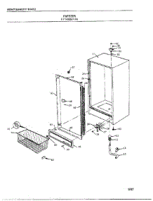 Freezer Page 3 parts for Frigidaire Freezer 49257-7A from AppliancePartsPros.com