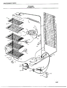 Freezer Page 5 parts for Frigidaire Freezer 49257-7A from AppliancePartsPros.com
