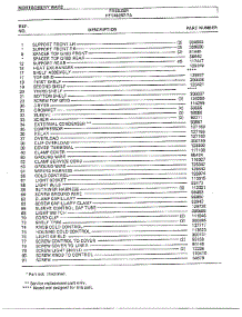 Freezer Page 6 parts for Frigidaire Freezer 49257-7A from AppliancePartsPros.com