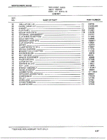 Cabinet Page 2 parts for Frigidaire Freezer 80846-7B from AppliancePartsPros.com