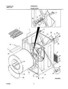 05 - Dry Cab,Heater parts for Frigidaire Dryer GSGR642AS2 from AppliancePartsPros.com