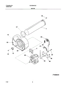 09 - Motor parts for Frigidaire Dryer GSGQ642AS2 from AppliancePartsPros.com