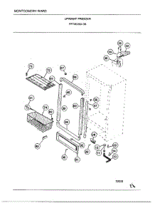 Upright Freezer Page 3 parts for Frigidaire Freezer 49269B from AppliancePartsPros.com