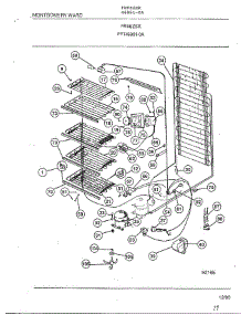 Freezer Page 5 parts for Frigidaire Freezer 46851-0A from AppliancePartsPros.com