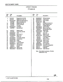 Upright Freezer Page 6 parts for Frigidaire Freezer 49269B from AppliancePartsPros.com