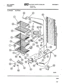 Freezer Page 7 parts for Frigidaire Freezer 46851-0A from AppliancePartsPros.com
