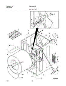 03 - Cabinet / Drum parts for Frigidaire Dryer GSGR642AS3 from AppliancePartsPros.com