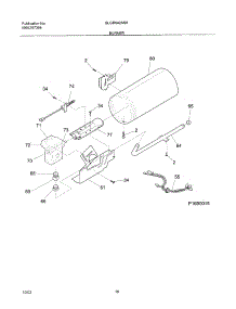 11 - Burner parts for Frigidaire Dryer GLGR642AS5 from AppliancePartsPros.com