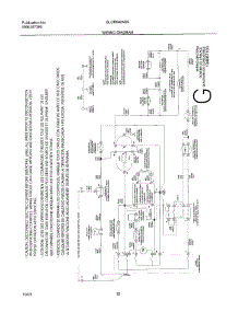 12 - Wiring Diagram parts for Frigidaire Dryer GLGR642AS5 from AppliancePartsPros.com